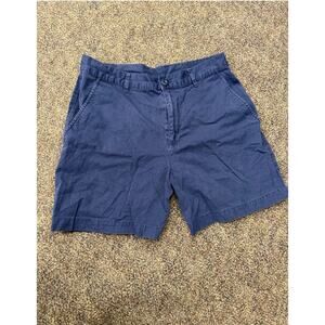 Lauren Ralph Lauren Blue Bermuda Shorts Womens pockets Size 10